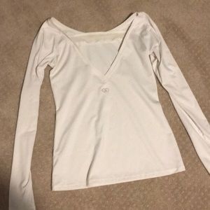 White Athletic long sleeve
